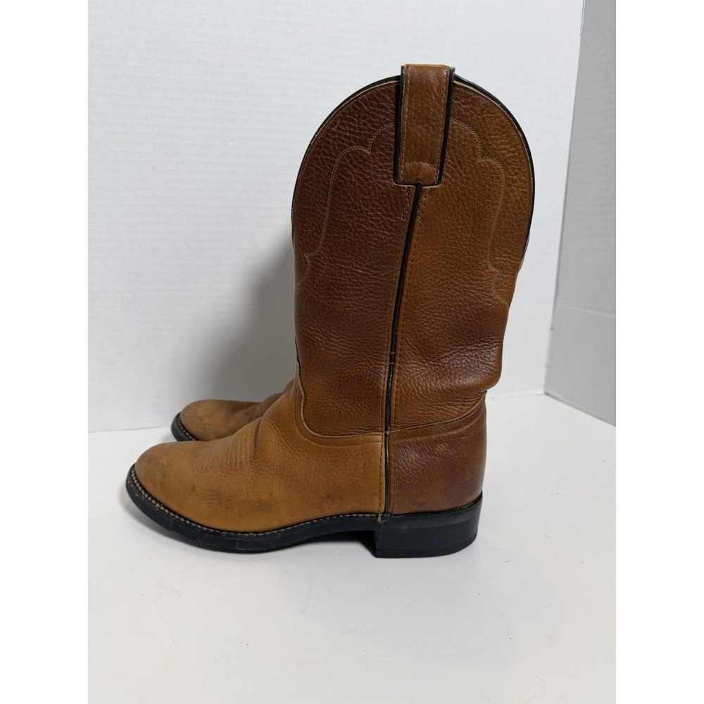 Tony Lama Boots Size 8B Women's Tan Cowboy Western Style VL 3000